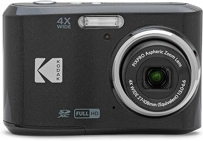 Kodak PIXPRO FZ45 16MP Compact Camera 4x Optical Zoom Black