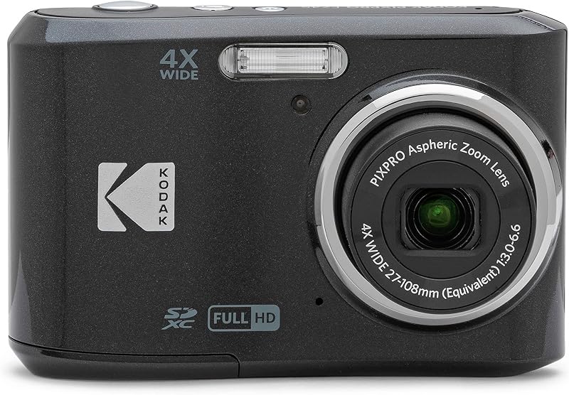 Kodak PIXPRO FZ45 16MP Compact Camera 4x Optical Zoom Black