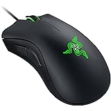 Razer DeathAdder Essential Gaming Mouse: 6400 DPI Optical Sensor - 5 Programmable Buttons - Mechanical Switches - Rubber Side