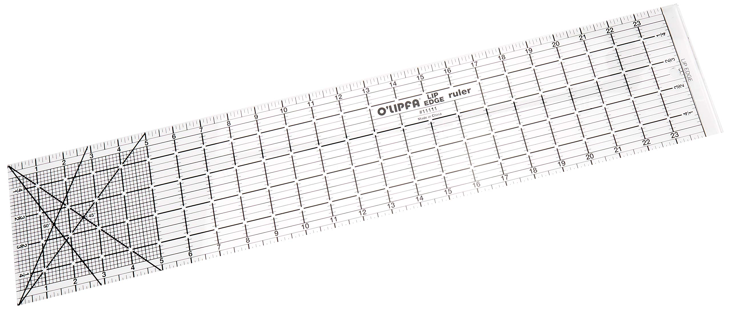 O'Lipfa 5 inches-by-24 inches Lip Edge Ruler, Acrylic, Each