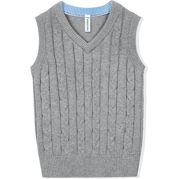 トップス UNIFORM EXPERIMENT COTTON CABL KNIT VEST Amazon.com: JSTEX Boys Sweater Vest 100% Cotton Kids Uniform