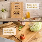 Gleevara Nan Gifts Bamboo Cutting Board 11x8.5 Nan Birthday Christmas view 2
