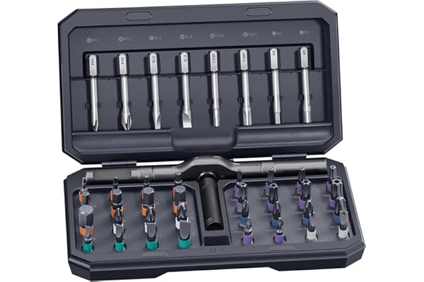 42 in 1 Magnetic Screwdriver Set T Handle Ratchet Screwdriver Set with Case | 42 in 1 Magnetic Ratchet Screwdriver Set Multit