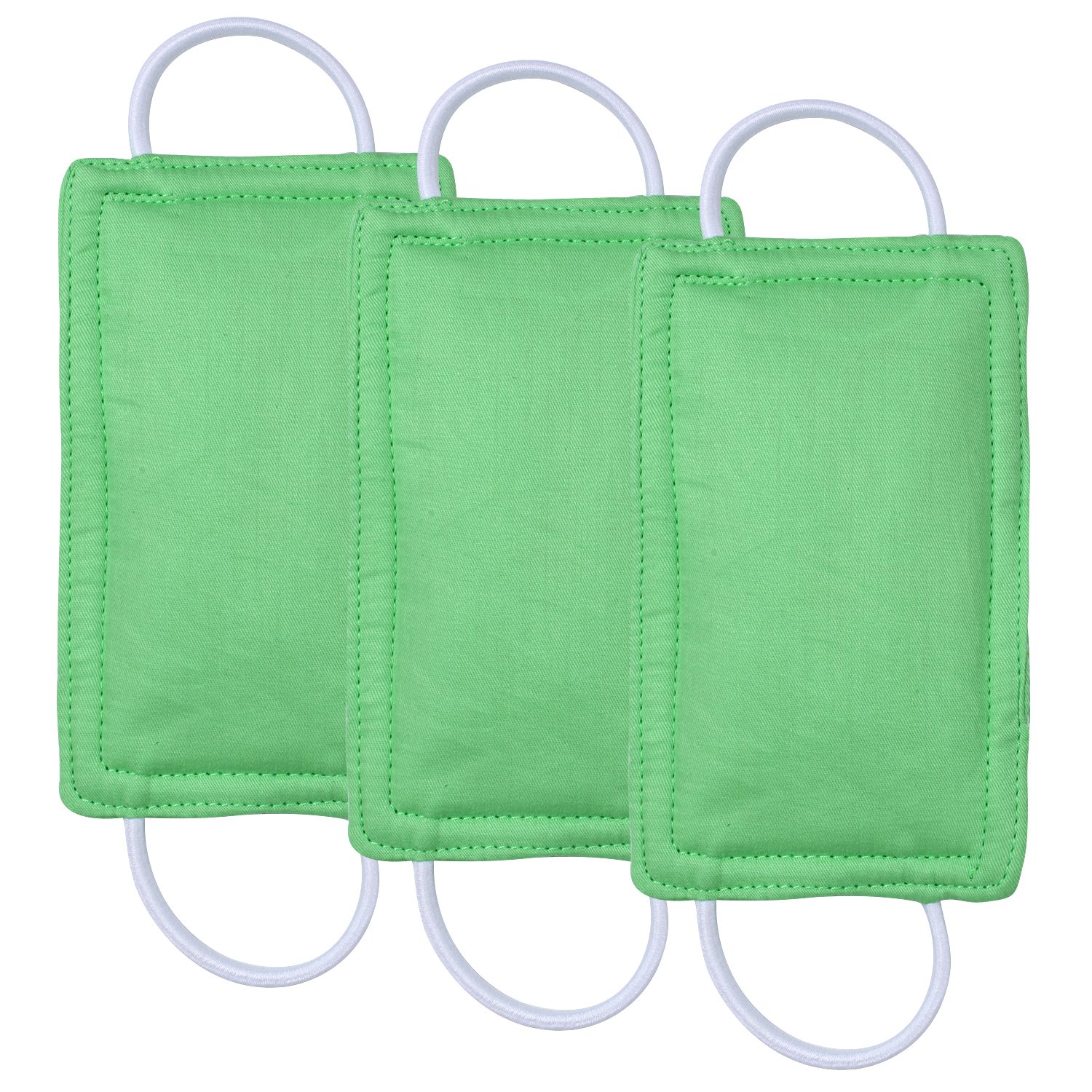 ICObuty Door Silencer Door Jammer Door Closer Cushion Nursery Door Silencer Door Latch Cover 3 Pack for Noise Reducing Quiet Doors Baby Toddler Safety 3.25 x 5.5 Inch (Green)