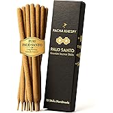 Palo Santo Incense Sticks from Peru 12 Pack Long Lasting Burn Handmade Natural Authentic Holy Wood for Aromatherapy Meditation Energy Cleansing Stress Relief Yoga & Home Fragrance
