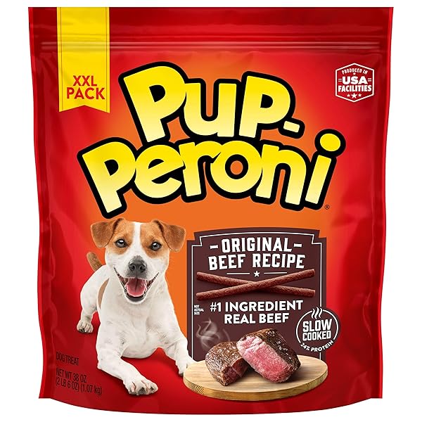 PUP-PERONI DOG TREATS, ORIGINAL BEEF FLAVOR, 38 OUNCE, MADE WITH REAL BEEF