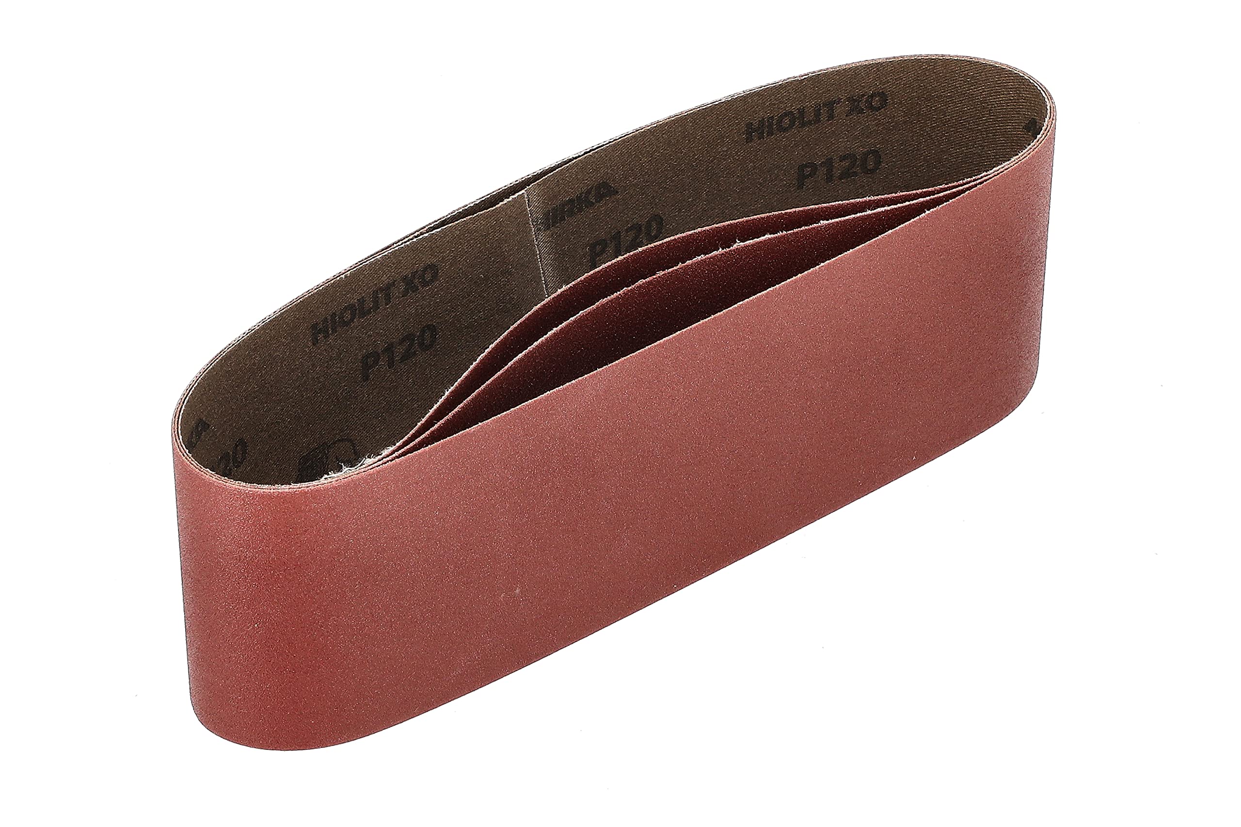 Mirka Red 3 pcs fabric sanding belts 75x533mm / grit P120 / high quality sanding belt for belt sander/for sanding wood and metal
