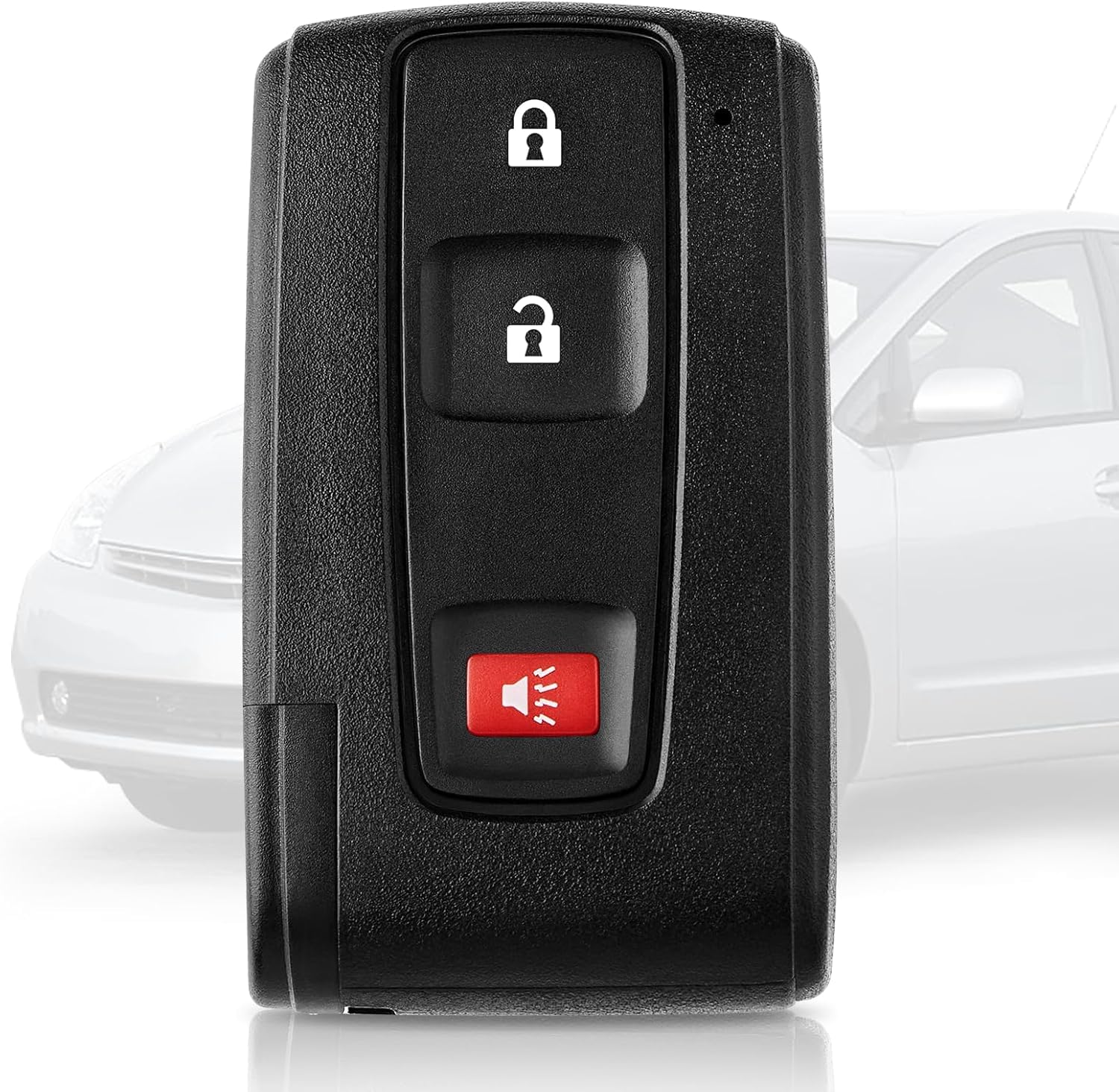 Photo 1 of Key Fob for Toyota Prius 2004 2005 2006 2007 2008 2009 Replacement Keyless Entry Remote Smart Key Fob for Silver Logo, P/N: 2584A-B31EG, 89994-47061 (FCC ID: MOZB31EG)