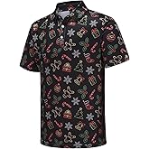 Men's Golf Polo Shirts Funny Golf Shirts for Men Performance Moisture Wicking Quick Dry Athletic Short Sleeve Shirts