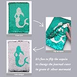 GINMLYDA Reversible Sequin Diary for Girls 8.5x5.5 In 160 Pages Mermaid Gift view 4