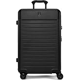 Travelpro Platinum Elite Hardside Checked Luggage Spinner, Black, 25-Inch | TSA Lock &amp; Hard Shell Polycarbonate With 8 Spinner Wheels &amp; Expandable Design for Business &amp; Leisure Travel