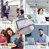 NAFY Expanding File Folders 13 Pockets A4 Zippered Organizer with 27 Labels view 7