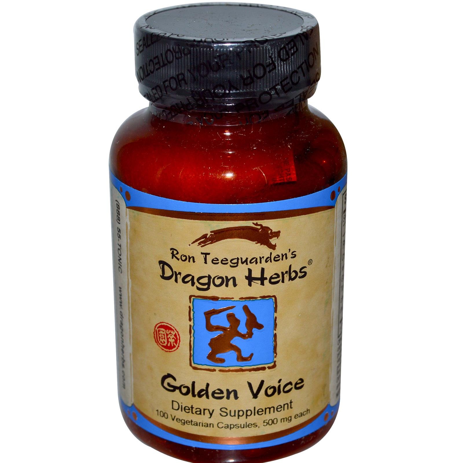Dragon Herbs Golden Air 500 mg 100 Veggie Caps Health