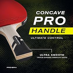 PRO SPIN Ping Pong Paddles - Professional Level