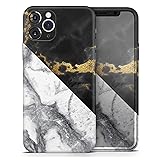 Design Skinz White-Black Marble & Digital Gold Foil