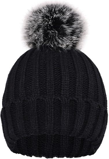 fluffy beanie hat