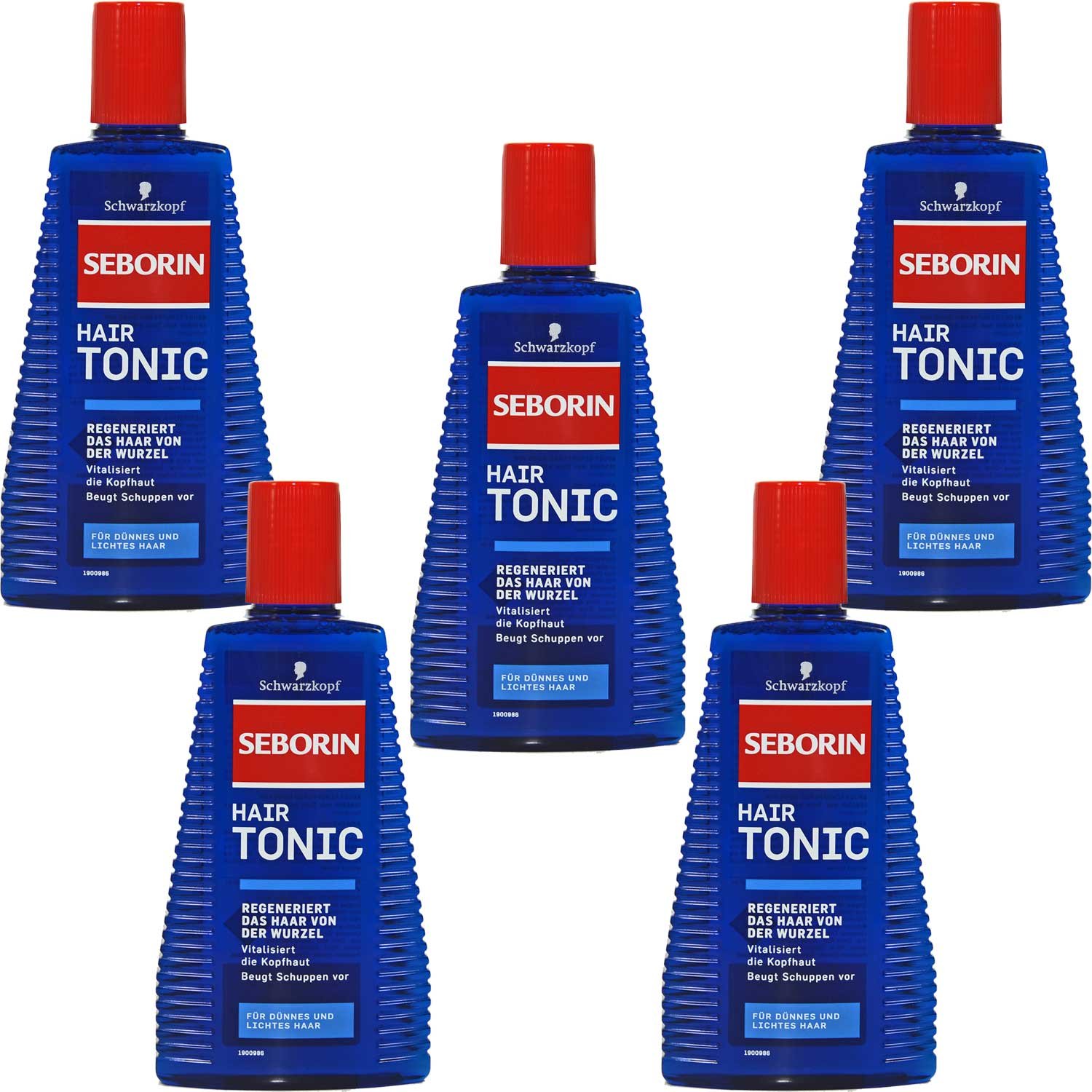 Seborin Schwarzkopf hair tonic hair tonic for thin hair, prevents dandruff || 5 x 300 ml || 300 ml (pack of 5)