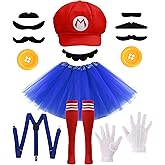 PIIDUOO Halloween Costumes Accessories for Adults Women - Halloween Costume 2025 Cosplay Party Set for Teen Girls