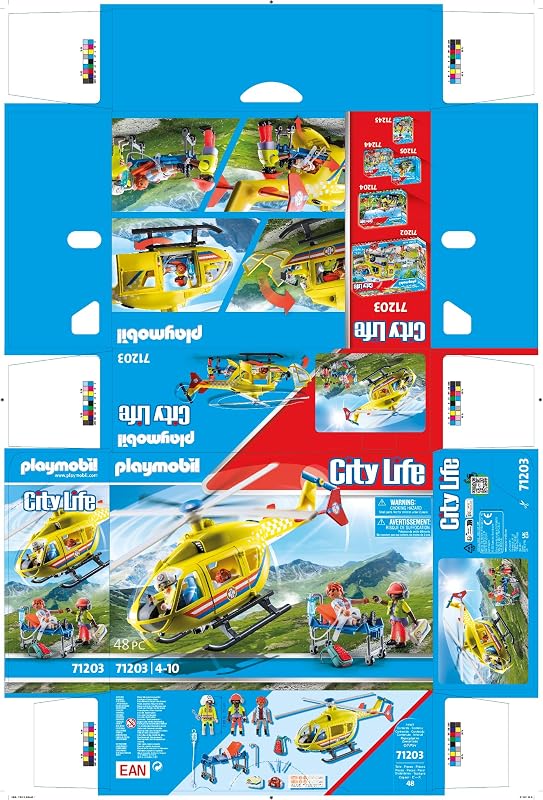 | City Life | Rettungshelikopter | Spielzeug für Kinder ab 4 Jahren | 71203
