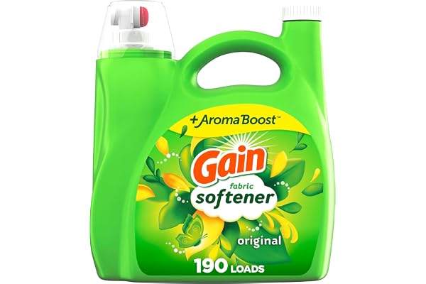 Gain Laundry Liquid Fabric Softener, Original Scent, Fabric Conditioner, 4.16 L, 190 Loads