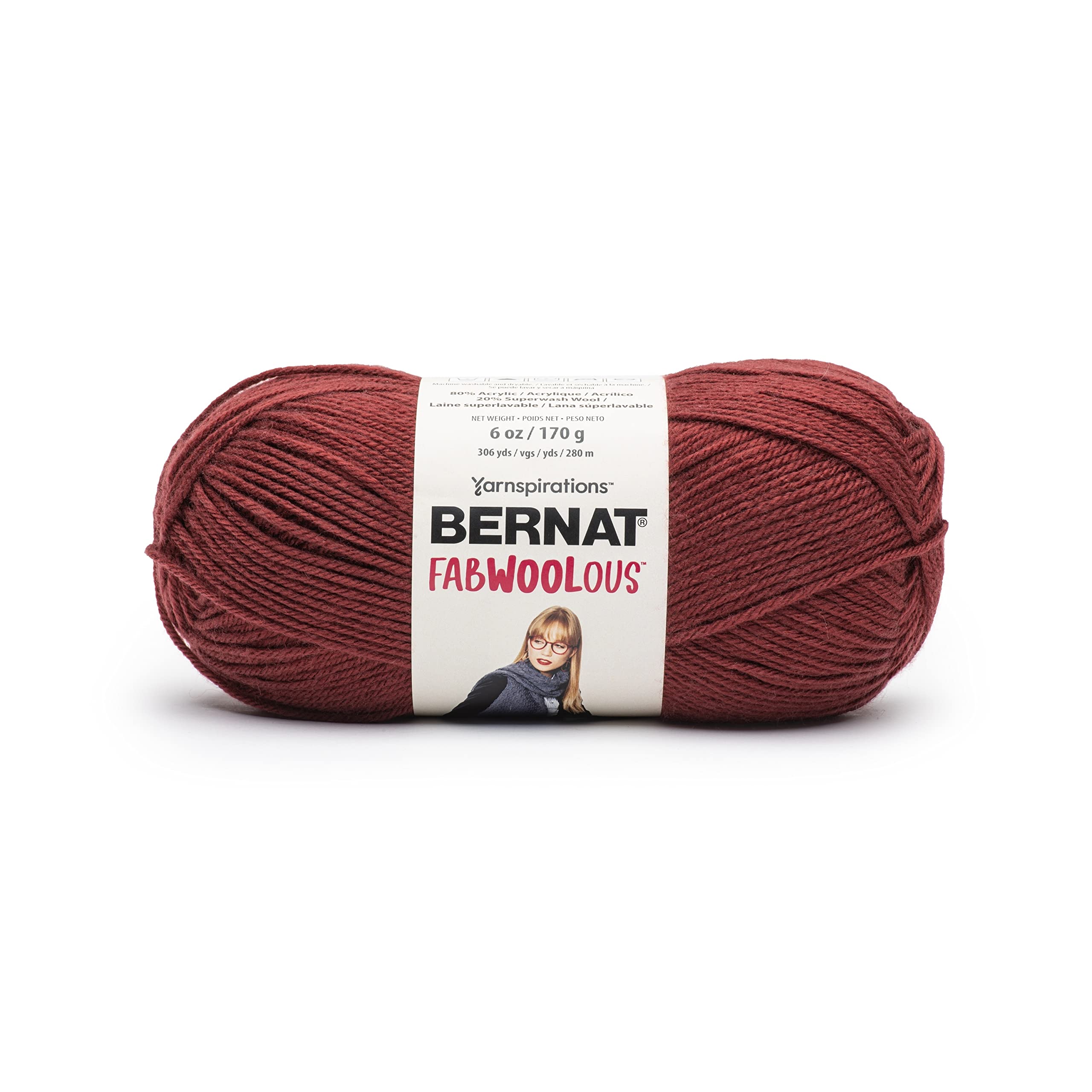 Bernat Fabwoolous 170g - RED Brick