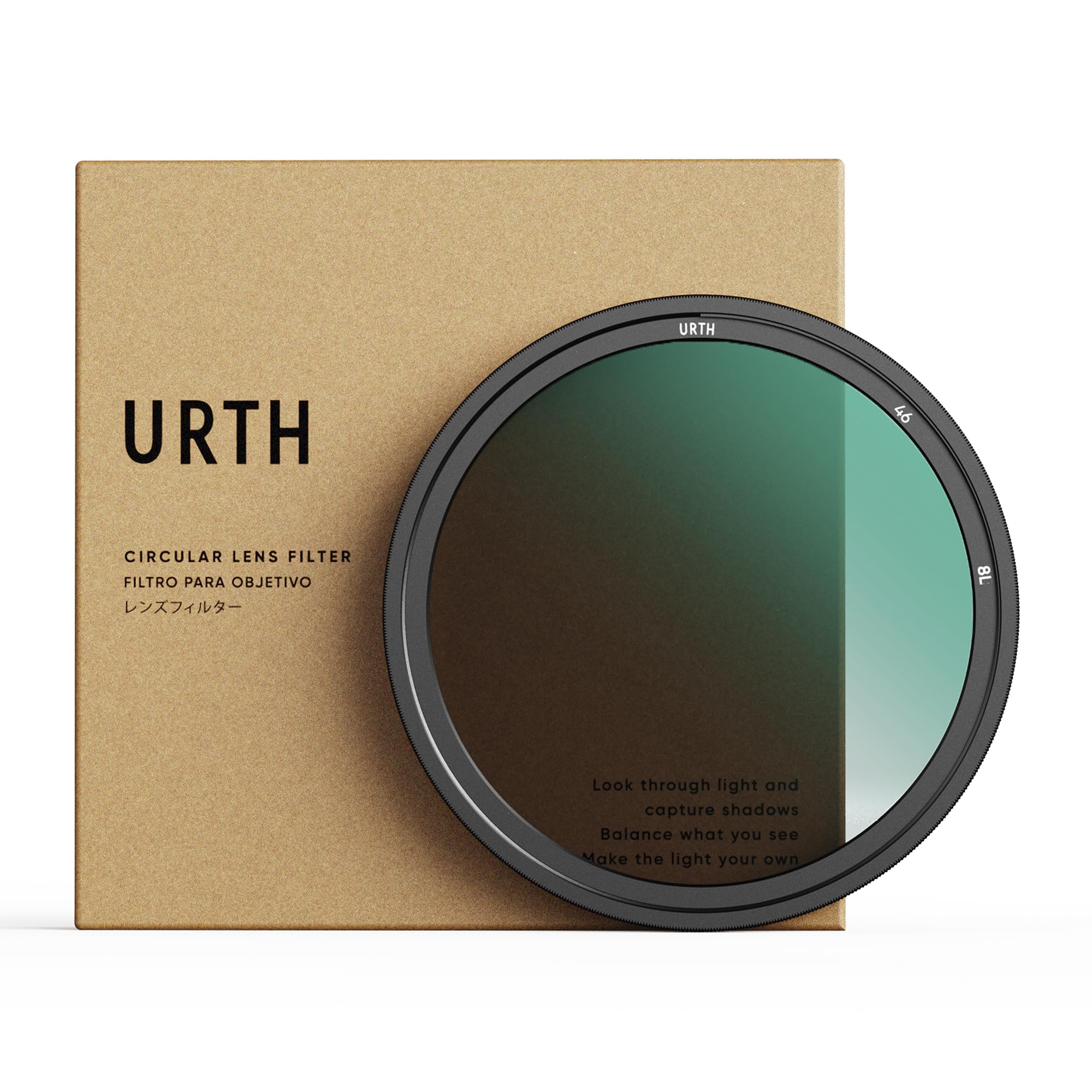 Urth 46mm Circular Polarizing (CPL) Lens Filter - Multi-Coated, Slim Design for Camera Lens Polarization