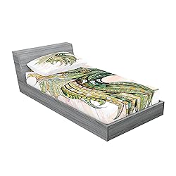 Ambesonne Celtic Fitted Sheet & Pillow Sham