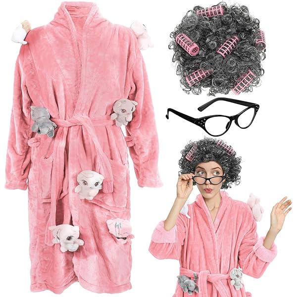 Amazon.com: Crazy Cat Lady Adult Costume | Robe & Wig Funny Costume Set | One Size Fits Most Pink : Clothing, Shoes & Jewelry Amazon.com: Crazy Cat Lady Adult Costume | Robe & Wig Funny Costume Set | One Size Fits Most Pink : Clothing, Shoes & Jewelry