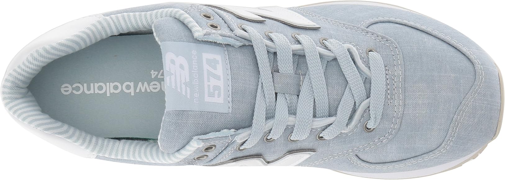 new balance 574 light porcelain blue