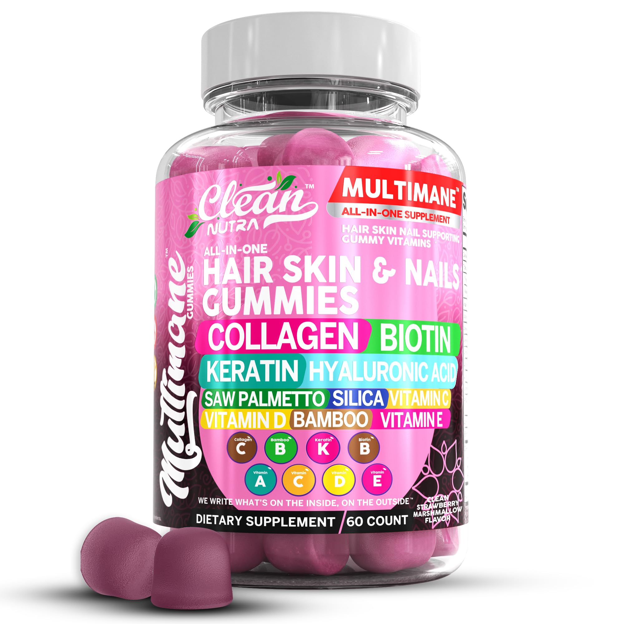 Multimane Gummies (Strawberry Marshmallow)