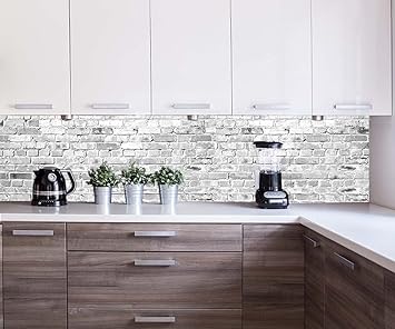 Kuchenruckwand Klinkersteine Grau Nischenruckwand Spritzschutz