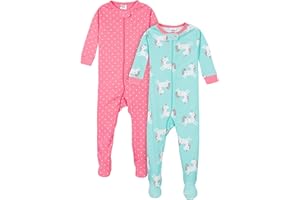 Gerber baby-girls 2-pack Footed Pajamas