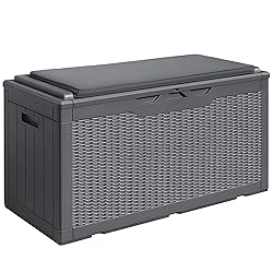 Devoko 100 Gallon Waterproof Large Resin Deck Box