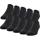 Gildan Men's Active Cotton No Show Socks (10-Pack)