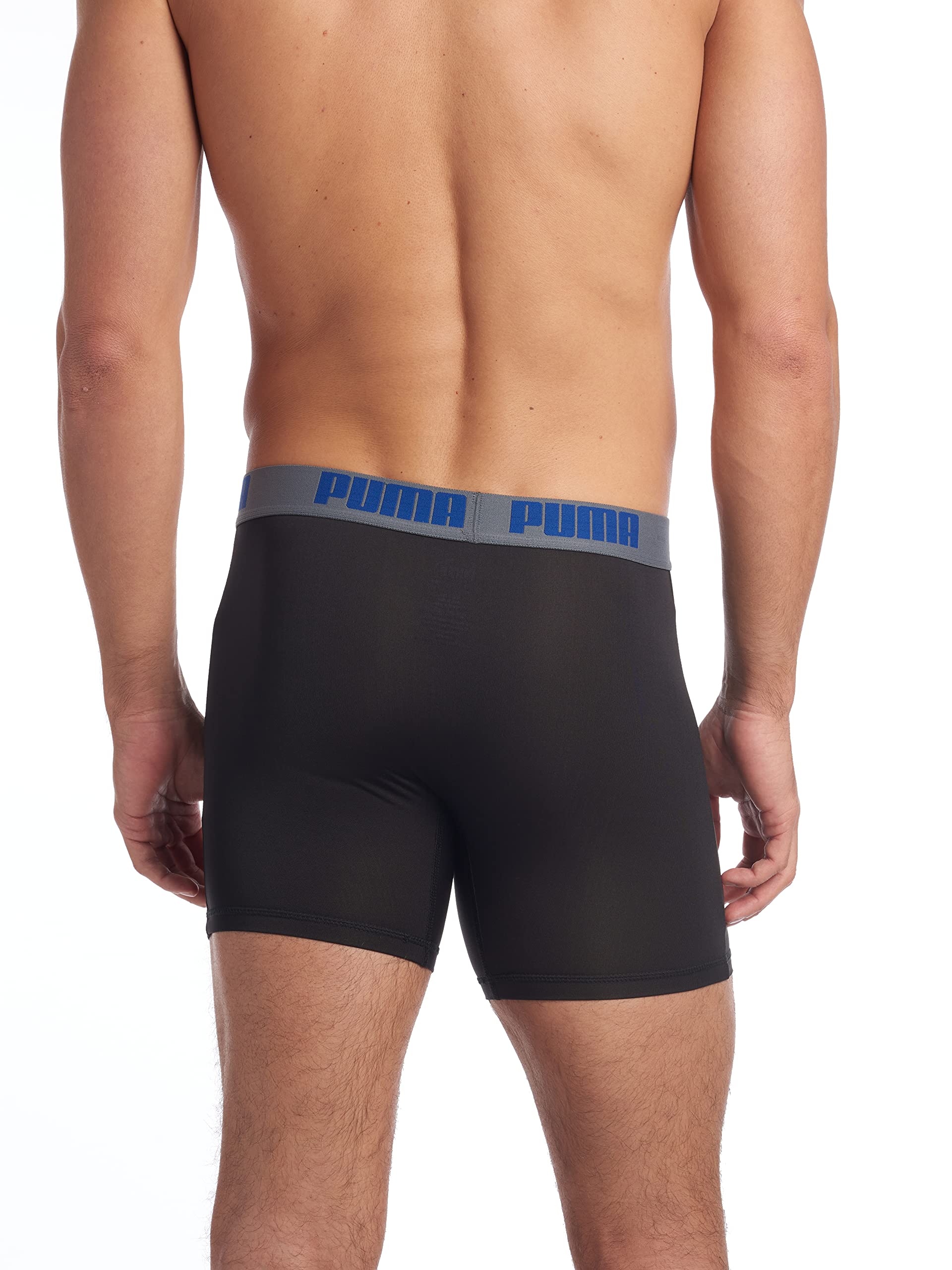 PUMA Men's 3 Pack Performance Boxer Briefs