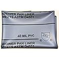 SHOWER PAN LINER 6X8 Grey Made in USA (LIMITED EDITION) - Amazon.com