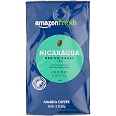 Amazon Fresh, Nicaragua Ground Coffee, Medium Roast, 12 Ounce (Pack of 3)