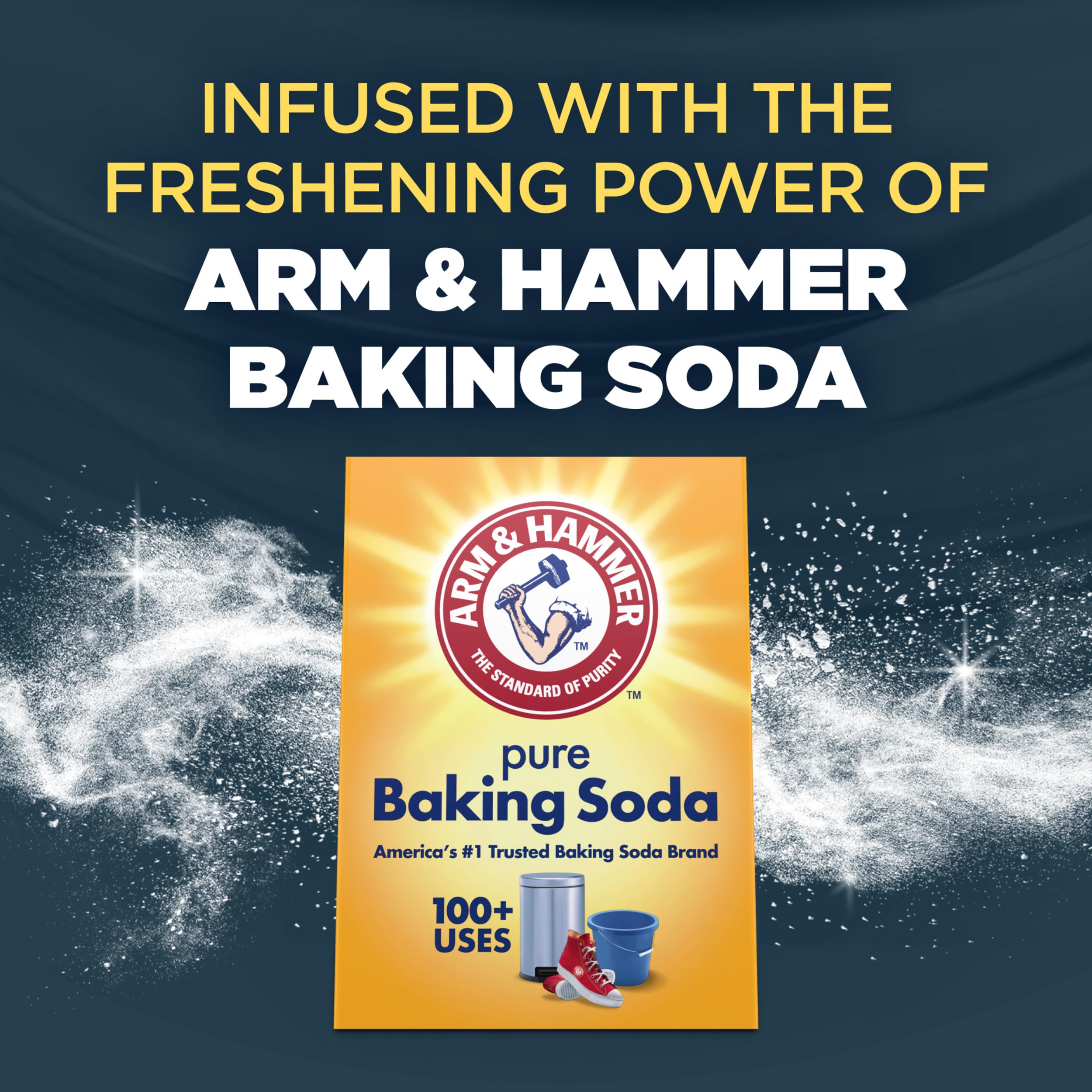 ARM & HAMMER Clean Scentsations In-Wash Scent Booster, Cool Woods scent, 24 Oz