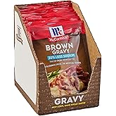 McCormick 30% Less Sodium Brown Gravy Mix, 0.87 oz (Pack of 12)