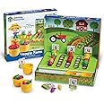 Learning Resources Veggie Farm Sorting Set - 46 Pieces, Ages 3+ Toddler Learning Toys, Preschool Toys for Color Sorting, Food Sorting Game