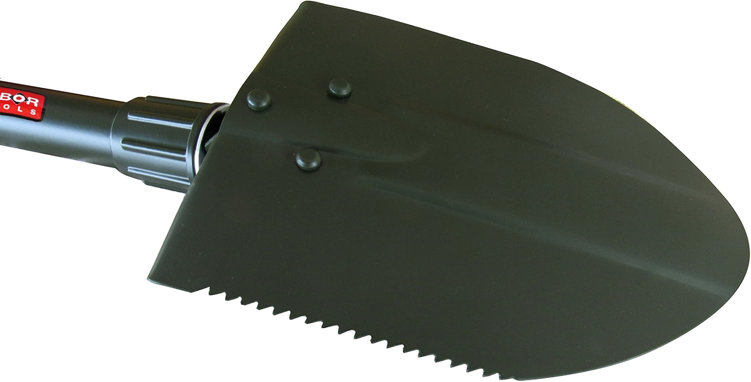 TABOR TOOLS J35A Folding Shovel, Small 18 Inch Survival Spade for Camping, Gardening, SUV Emergencies. Entrenching Trowel Tool with Steel Rugged Edge Blade. Includes Carrying Pouch with Loop. : Garden & Outdoor