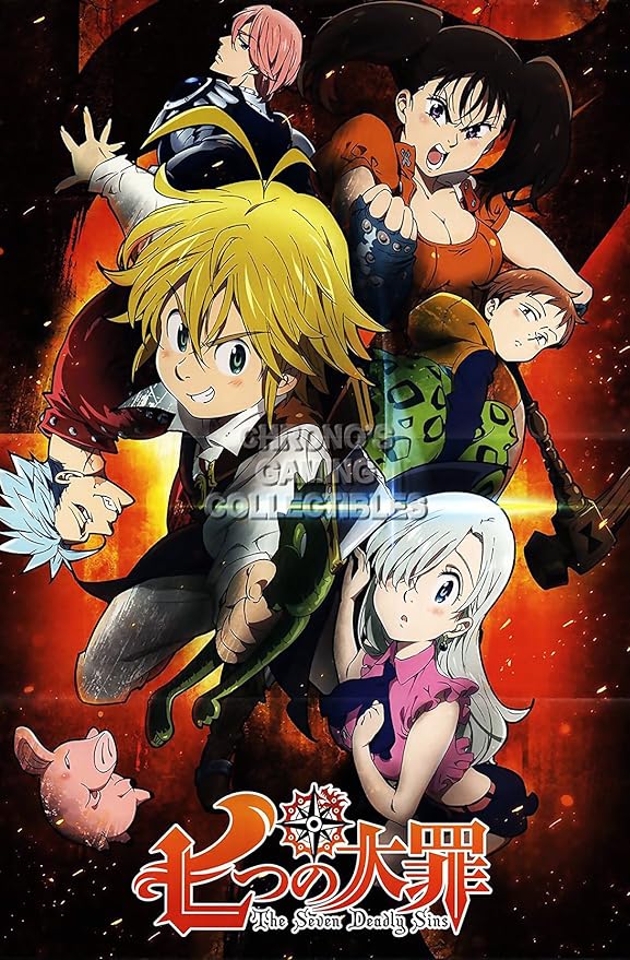 CGC Huge Poster The Seven Deadly Sins Anime Poster Nanatsu no Taizai