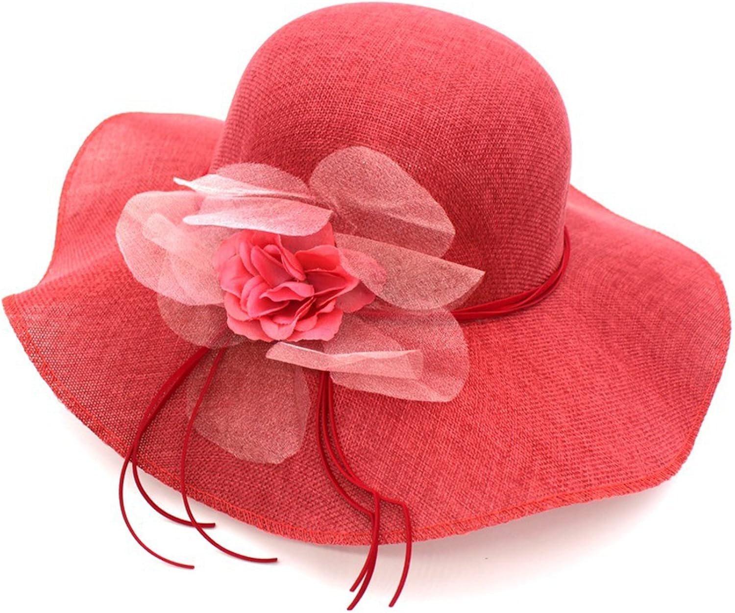 ColorfulDreams Women Sun Hats Flower Wide Brim Hats for Light Weight