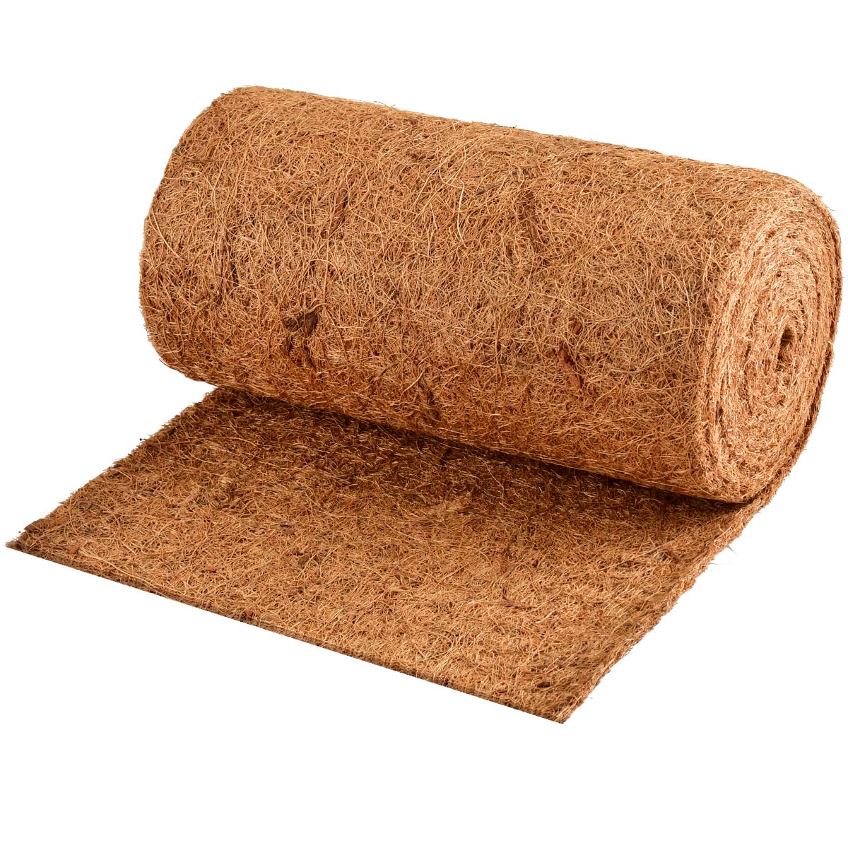 BATINO Coco Liner Roll 3m x 0.3m/120" x 12", Coco Hanging Basket Liner Coconut Fibre Matting for Patio Containers Wall Troughs