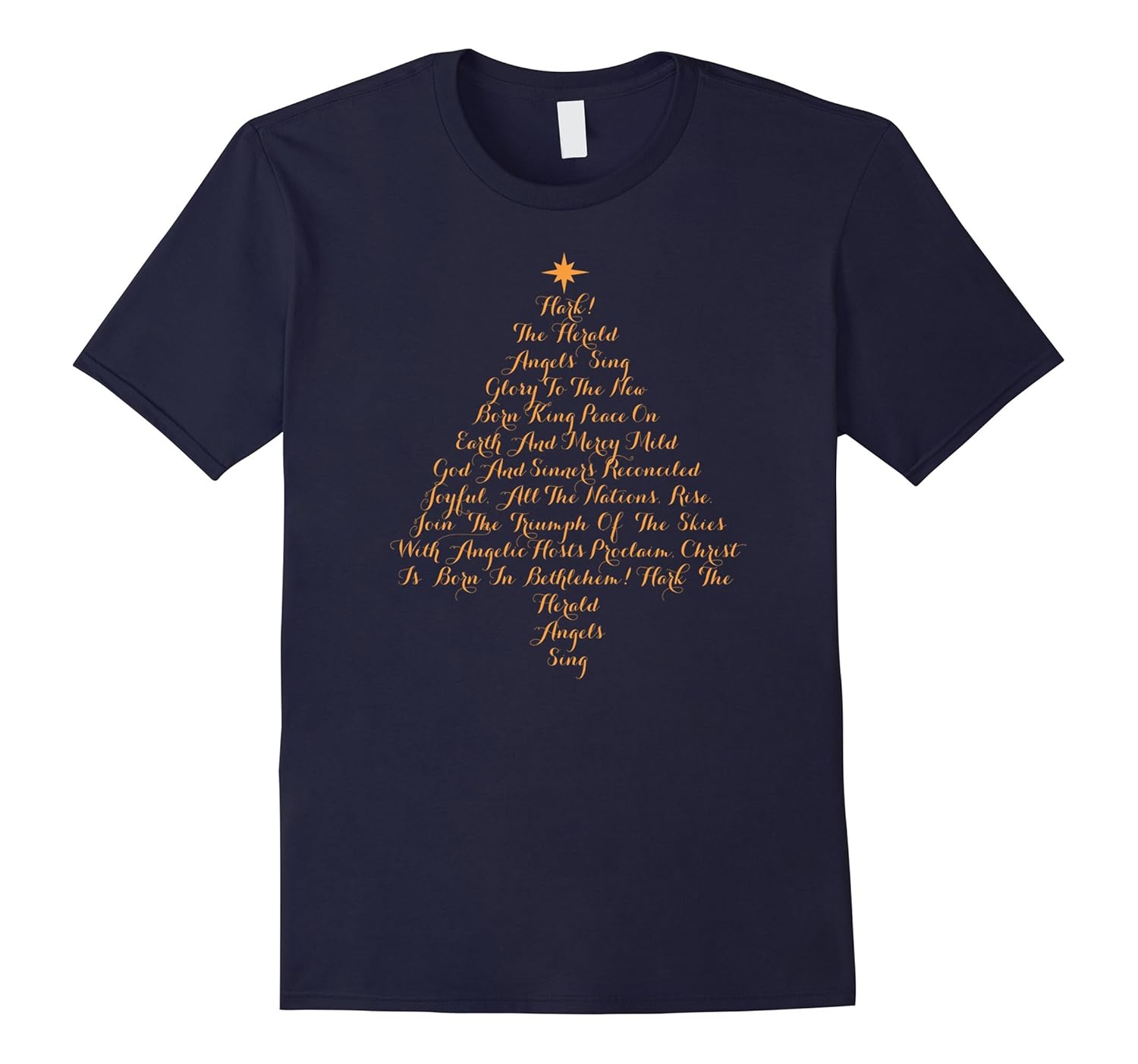 Hark The Herald Christmas Carol Tree Shirt For The Holidays-ANZ