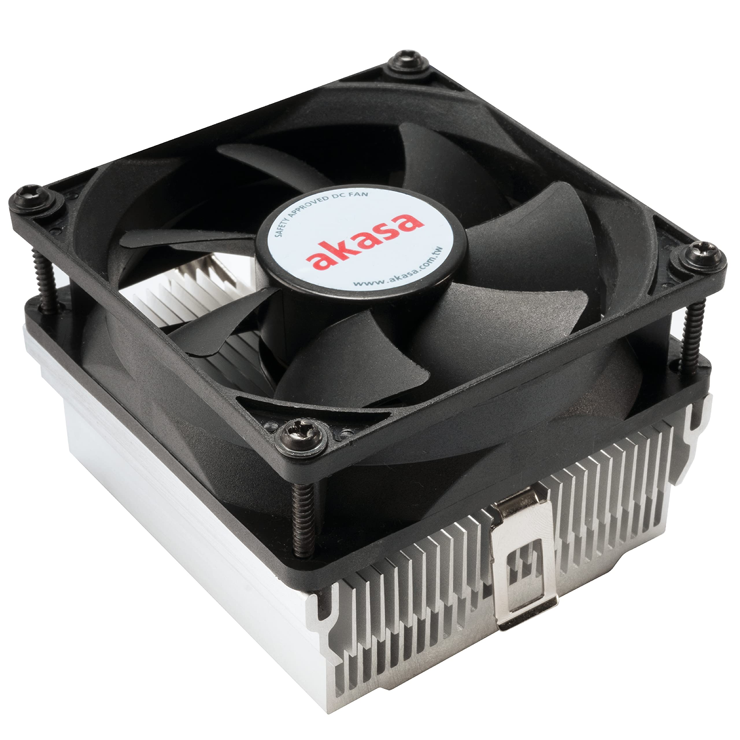 Akasa AK-CC1107EP01 | AMD CPUs Cooler | PWM Case Fan | 95W TDP | 4-pin Connector | Aluminium Heatsink | 80mm | AK-CC1107EP01