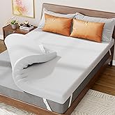 Extrasleep 3 Inch Gel Memory Foam Mattress Topper Full,Cooling Full Size Mattress Topper, Body Support & Pressure Relief, wit