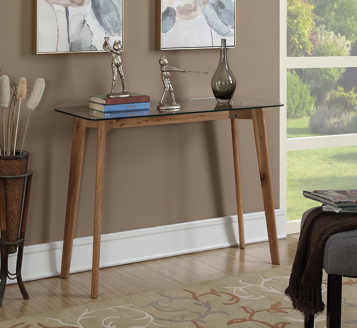Best Glass Top Console Table Modern