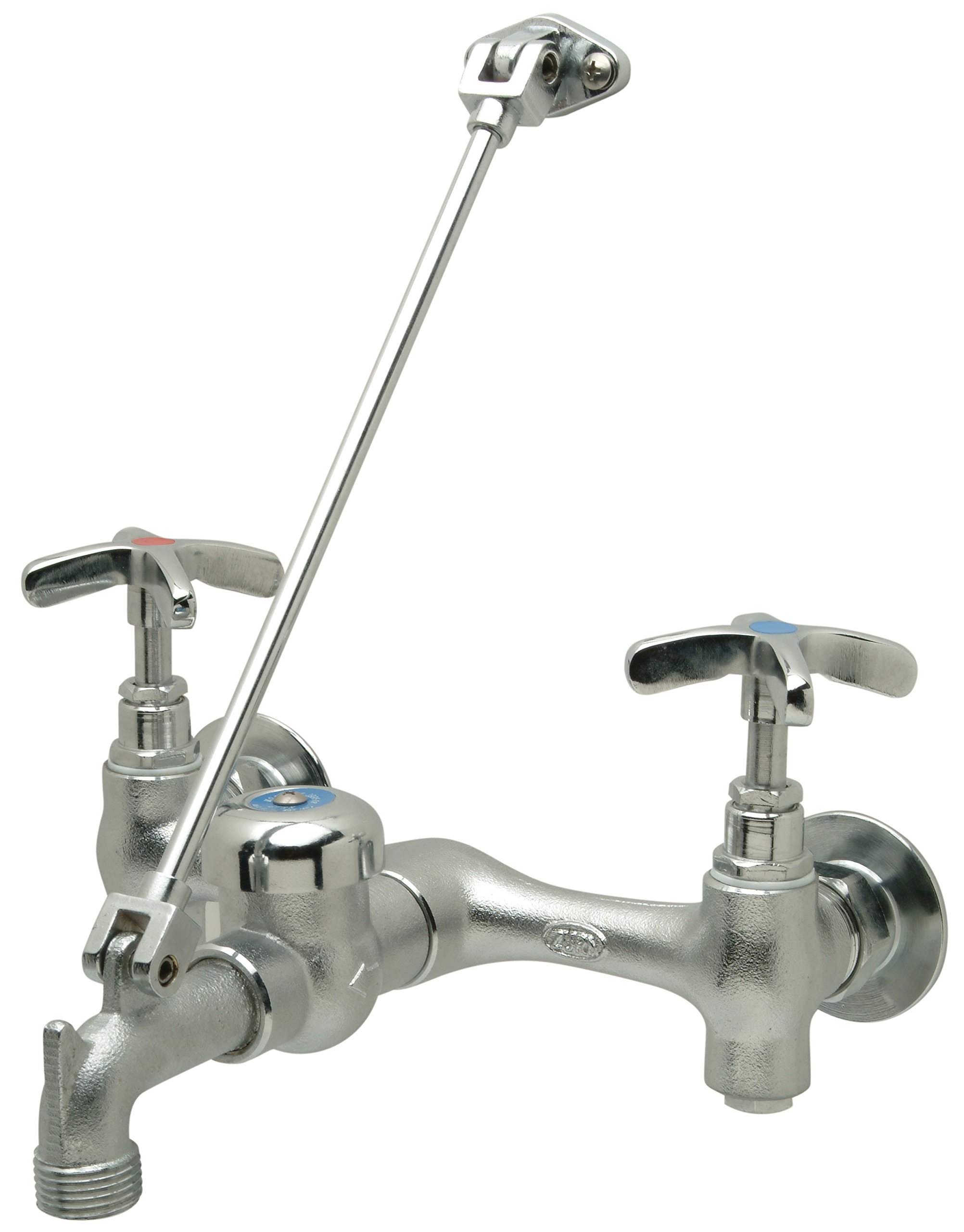 Zurn JP1996-SF Chrome Double Handle Service Sink Faucet, Mop Service Sink Faucet