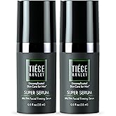 Tiege Hanley Anti Aging Face Serum for Men, Super Serum with Peptides, Retinyl Palmitate, and Sodium Hyaluronate to Firm Skin and Reduce Fine Lines, Men’s Skin Care, 0.5 Fl Oz, 2 Pack